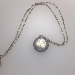 Sterling Silver Open Locket Pendant